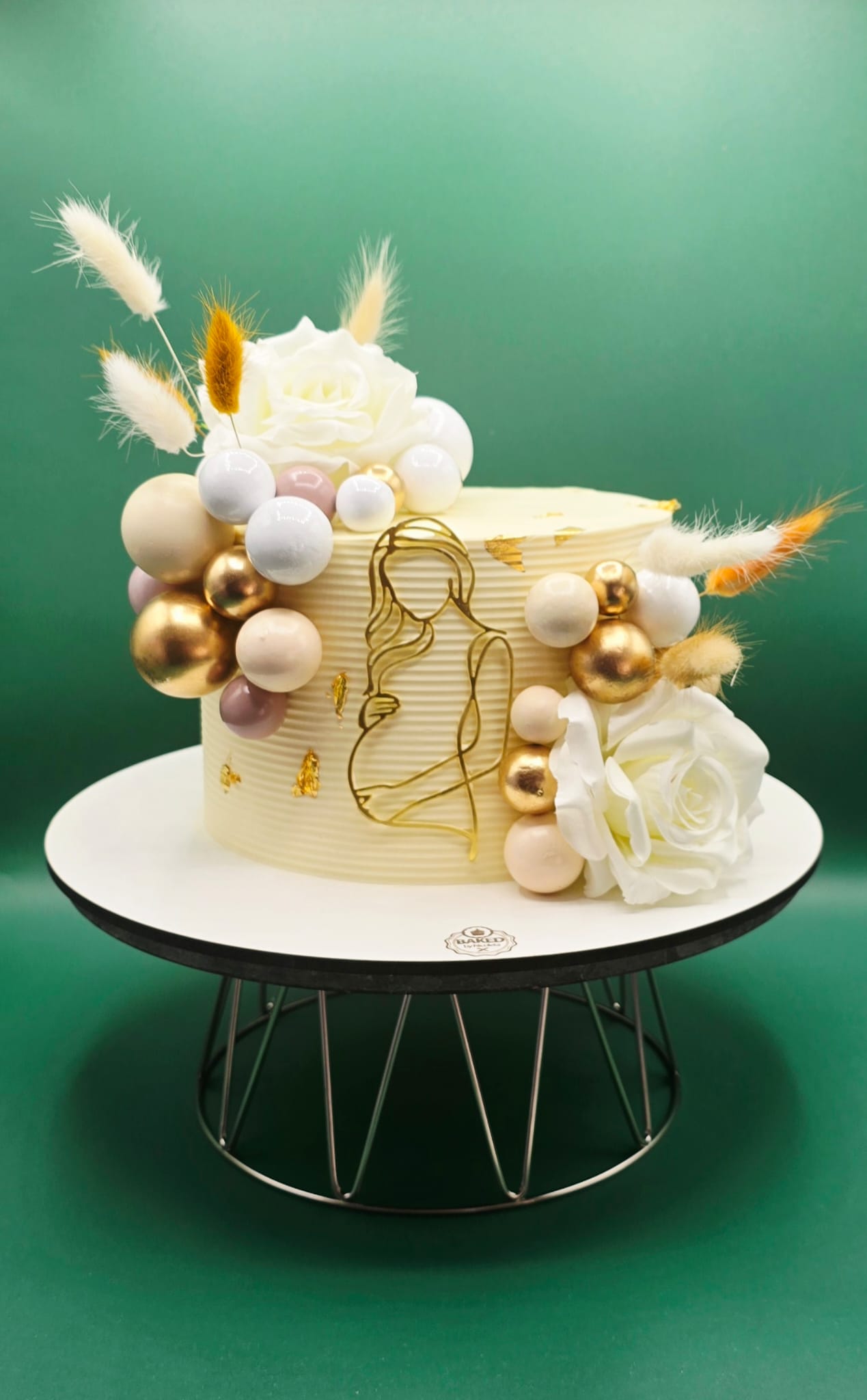 Bespoke custom celebration cake for Ladies & Elegance handcrafted by Nicoleta